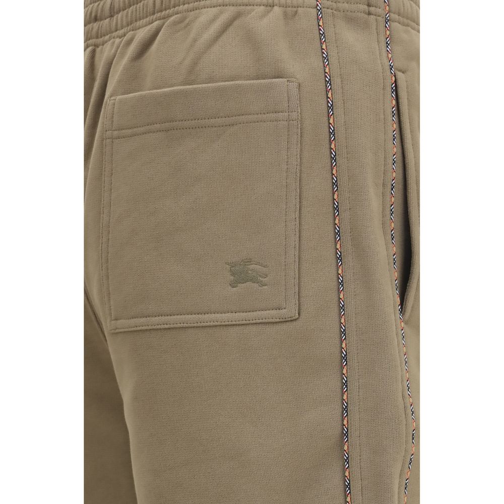 Braune Baumwoll-Bermudashorts
