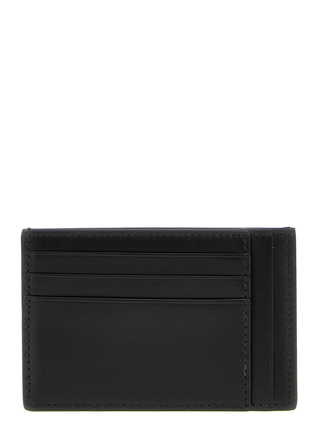 Schwarzes Kartenetui aus Leder 305726BM