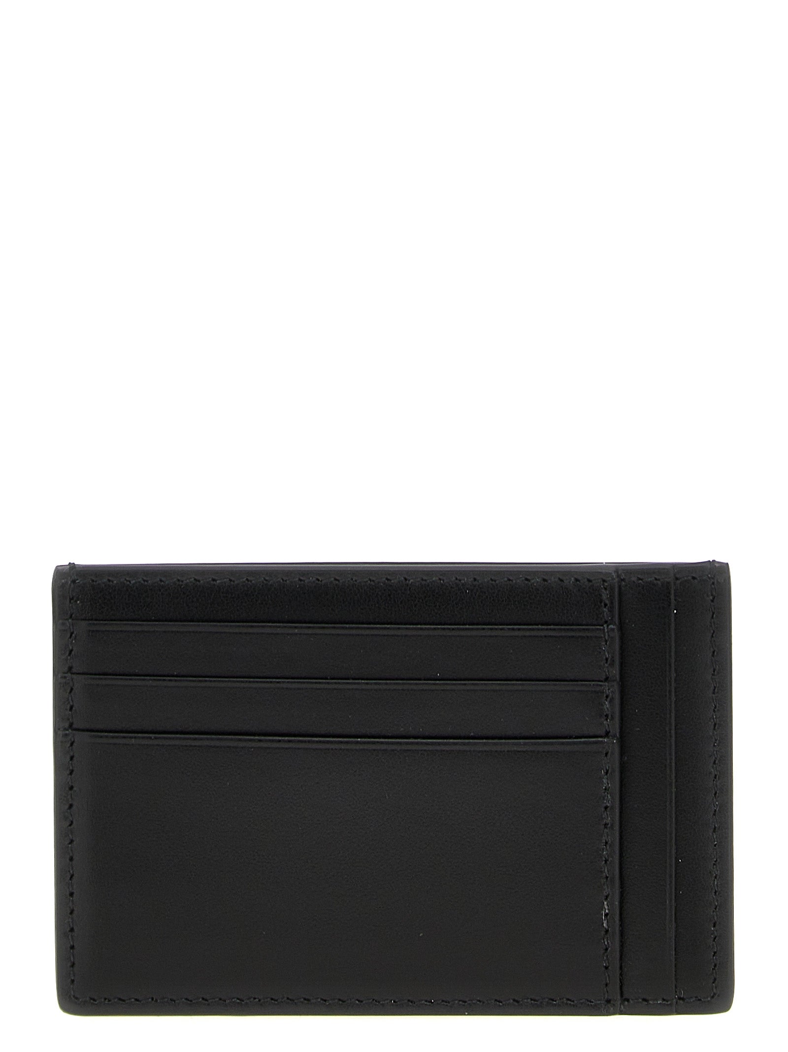 Schwarzes Kartenetui aus Leder 305726BM