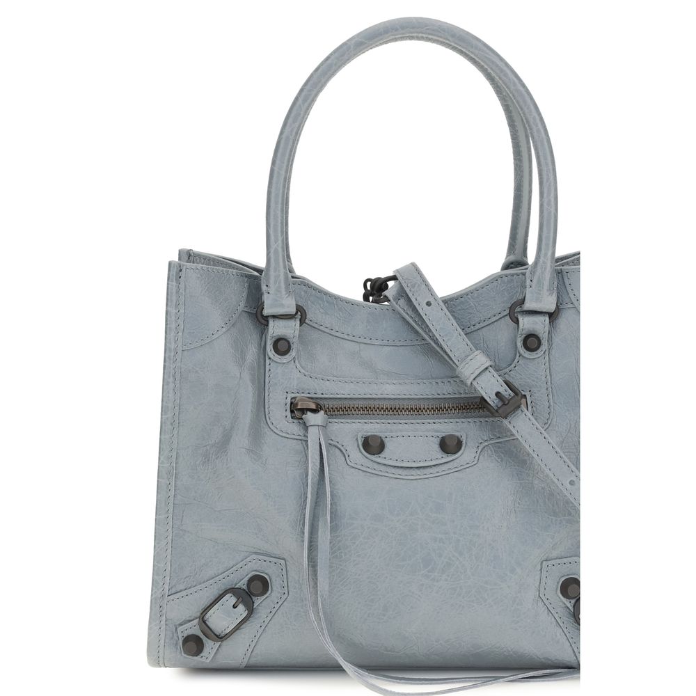 Schwarze Bos Taurus Kalbsleder Schultertasche