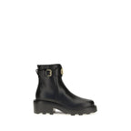 Schwarze Ankle Boots aus Kalbsleder Bos Taurus