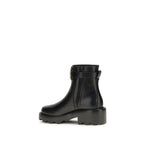 Schwarze Ankle Boots aus Kalbsleder Bos Taurus