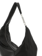 Schwarze Kalbsleder-Schultertasche