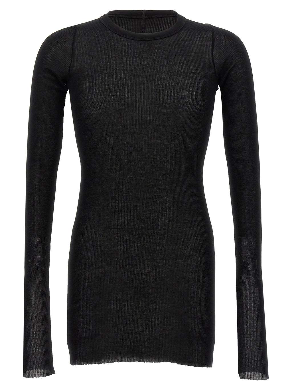 Schwarzes T-Shirt aus Viskose