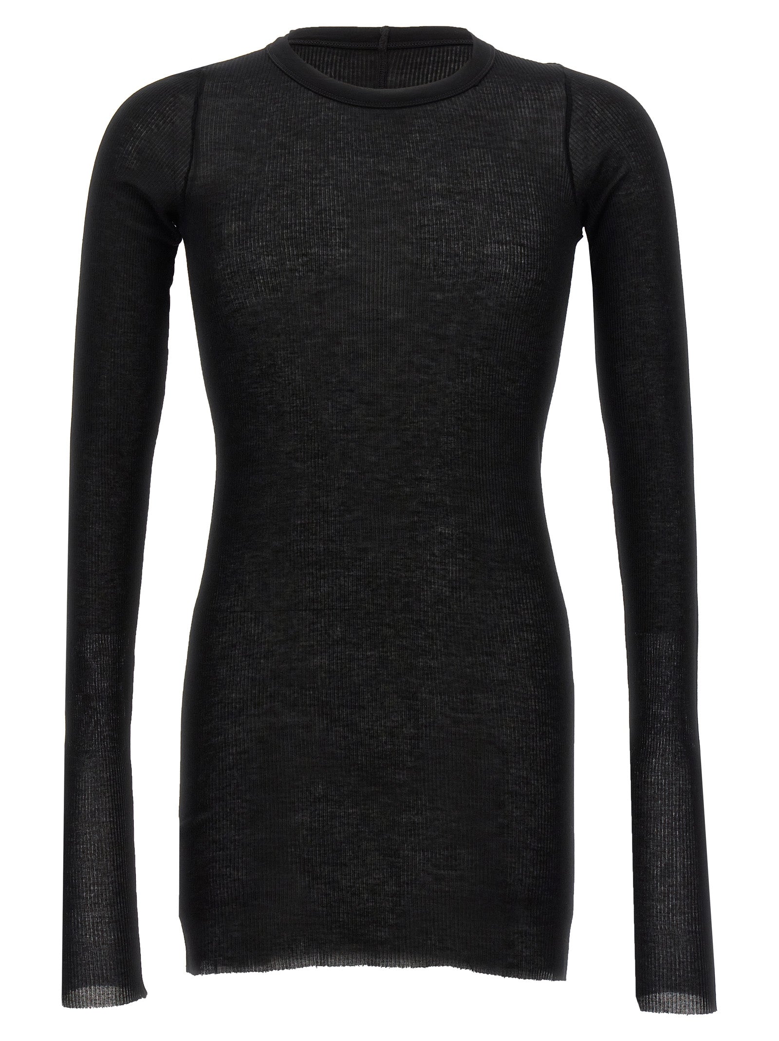 Schwarzes T-Shirt aus Viskose