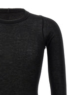 Schwarzes T-Shirt aus Viskose