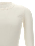 Weißes Viskose-T-Shirt