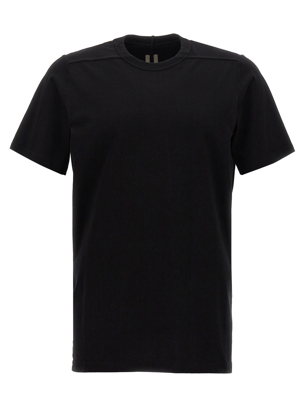 Schwarzes Baumwoll-T-Shirt