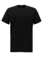 Schwarzes Baumwoll-T-Shirt