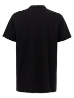 Schwarzes Baumwoll-T-Shirt