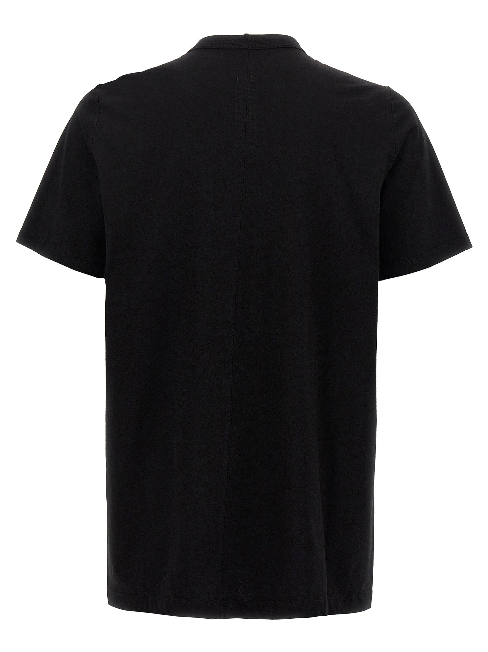 Schwarzes Baumwoll-T-Shirt