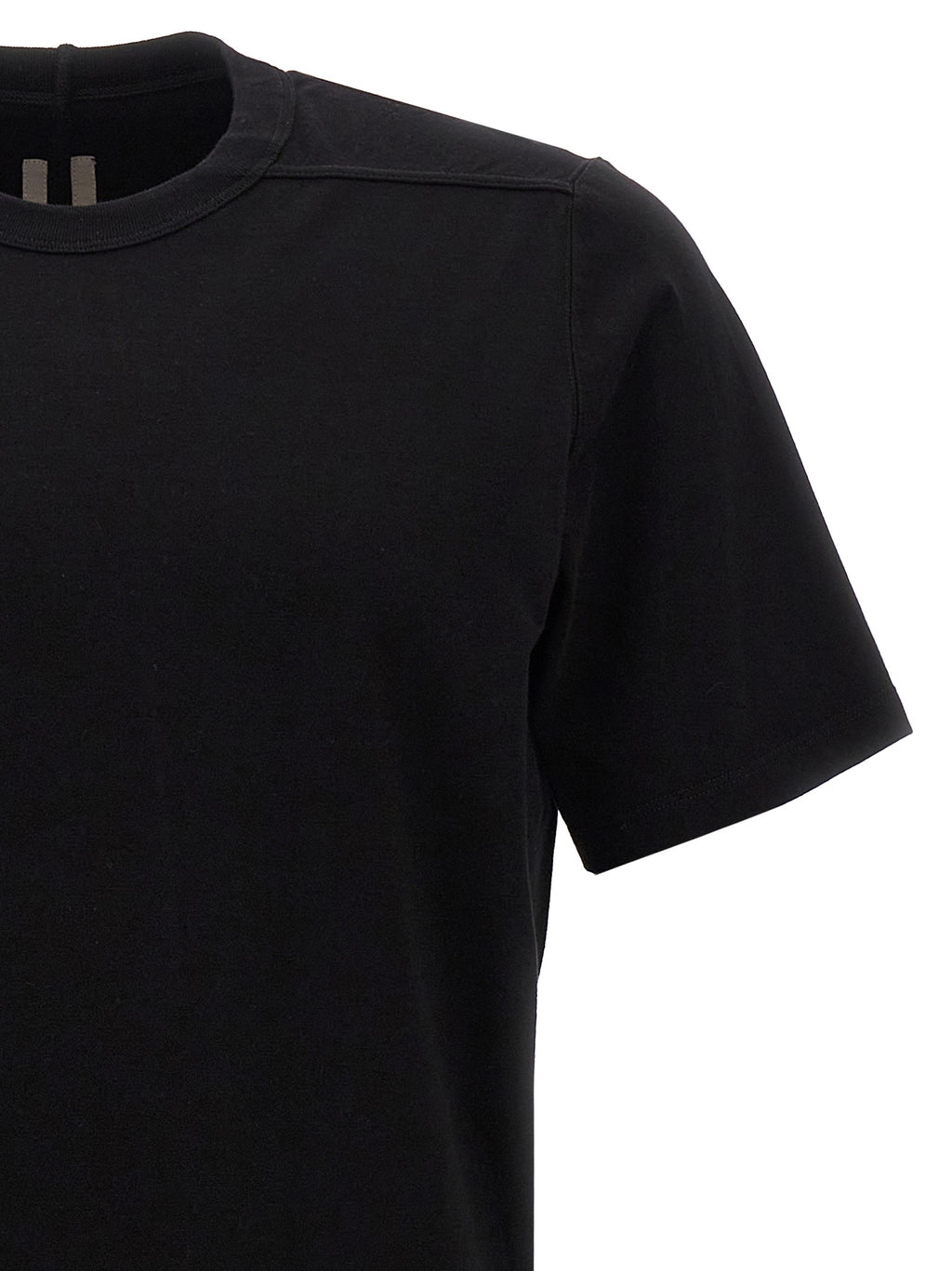 Schwarzes Baumwoll-T-Shirt