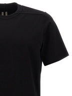 Schwarzes Baumwoll-T-Shirt