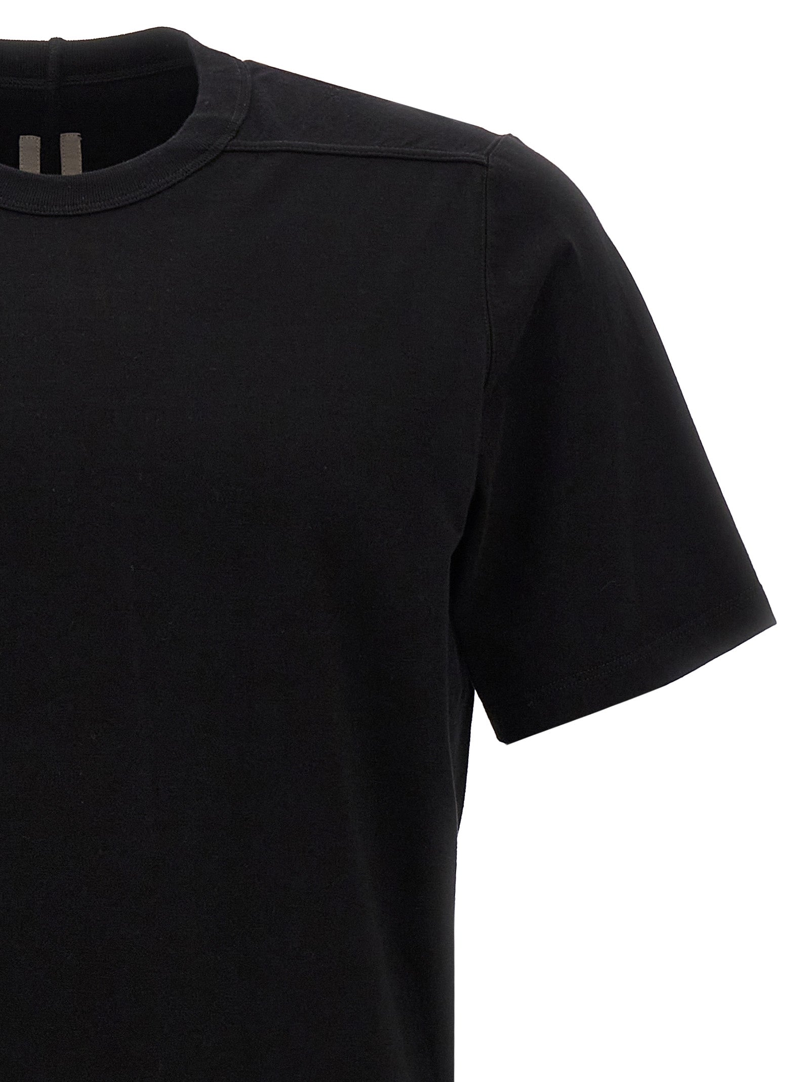Schwarzes Baumwoll-T-Shirt