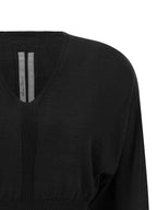 Schwarzer Baumwoll-Sweatshirt
