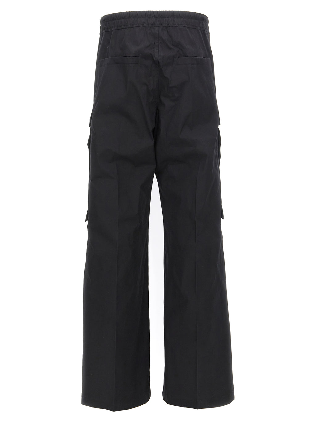 Schwarze Cargo-Hose aus Baumwolle