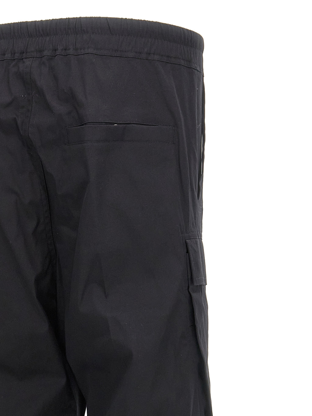 Schwarze Cargo-Hose aus Baumwolle