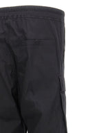 Schwarze Cargo-Hose aus Baumwolle