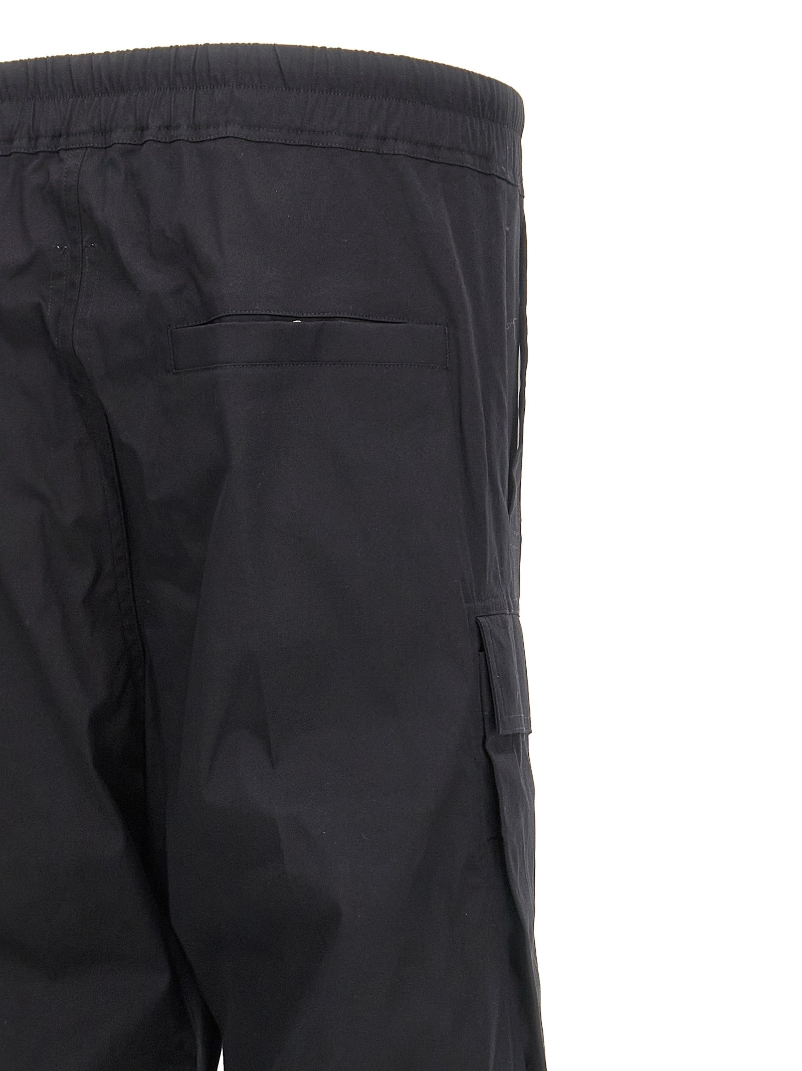 Schwarze Cargo-Hose aus Baumwolle