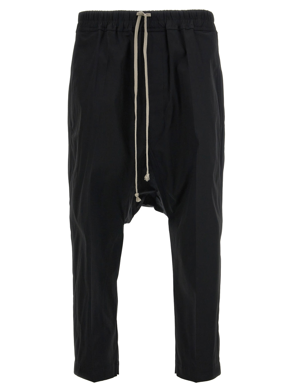 Schwarze Baumwoll-Freizeithose