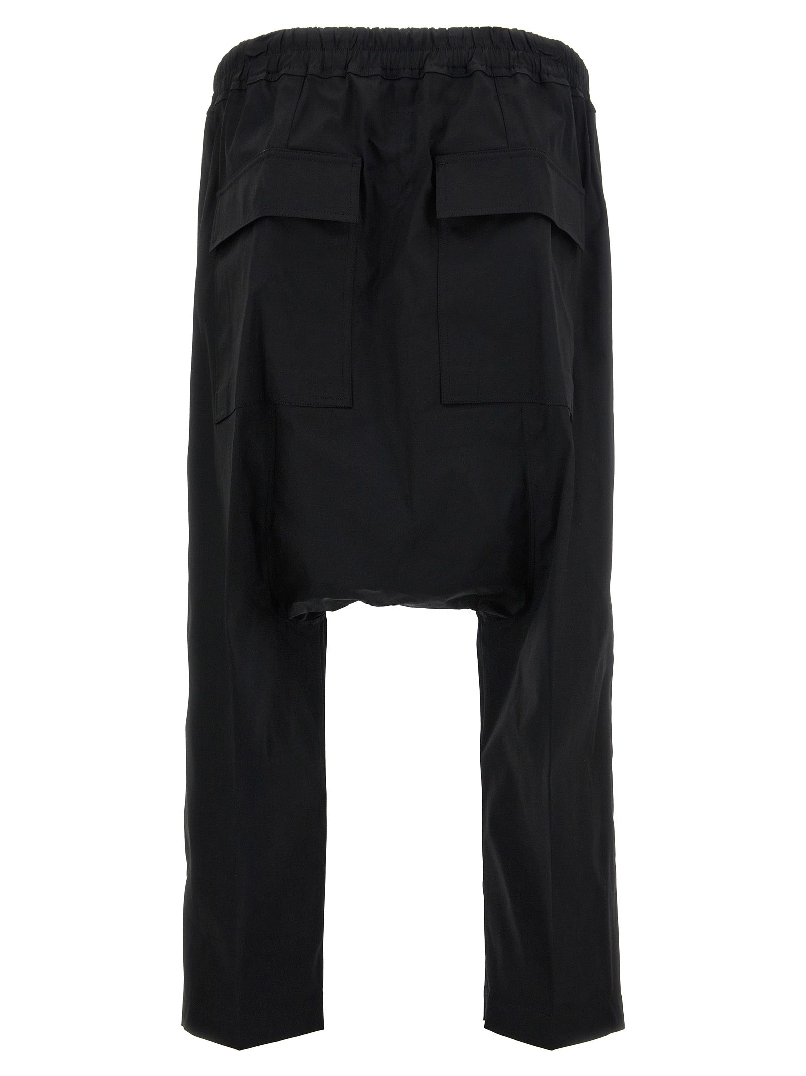 Schwarze Baumwoll-Freizeithose