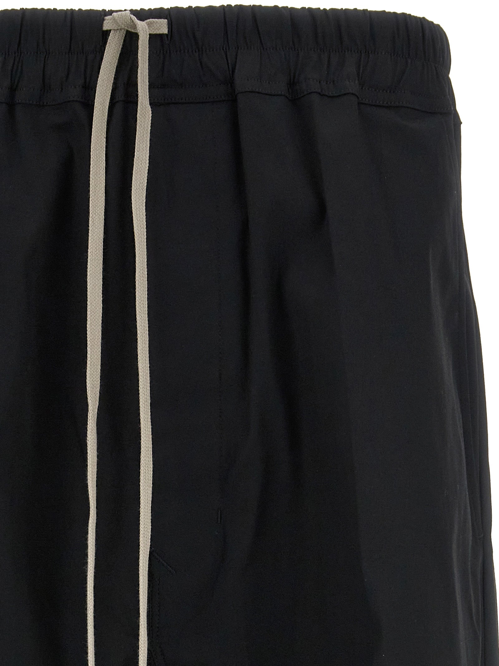 Schwarze Baumwoll-Freizeithose