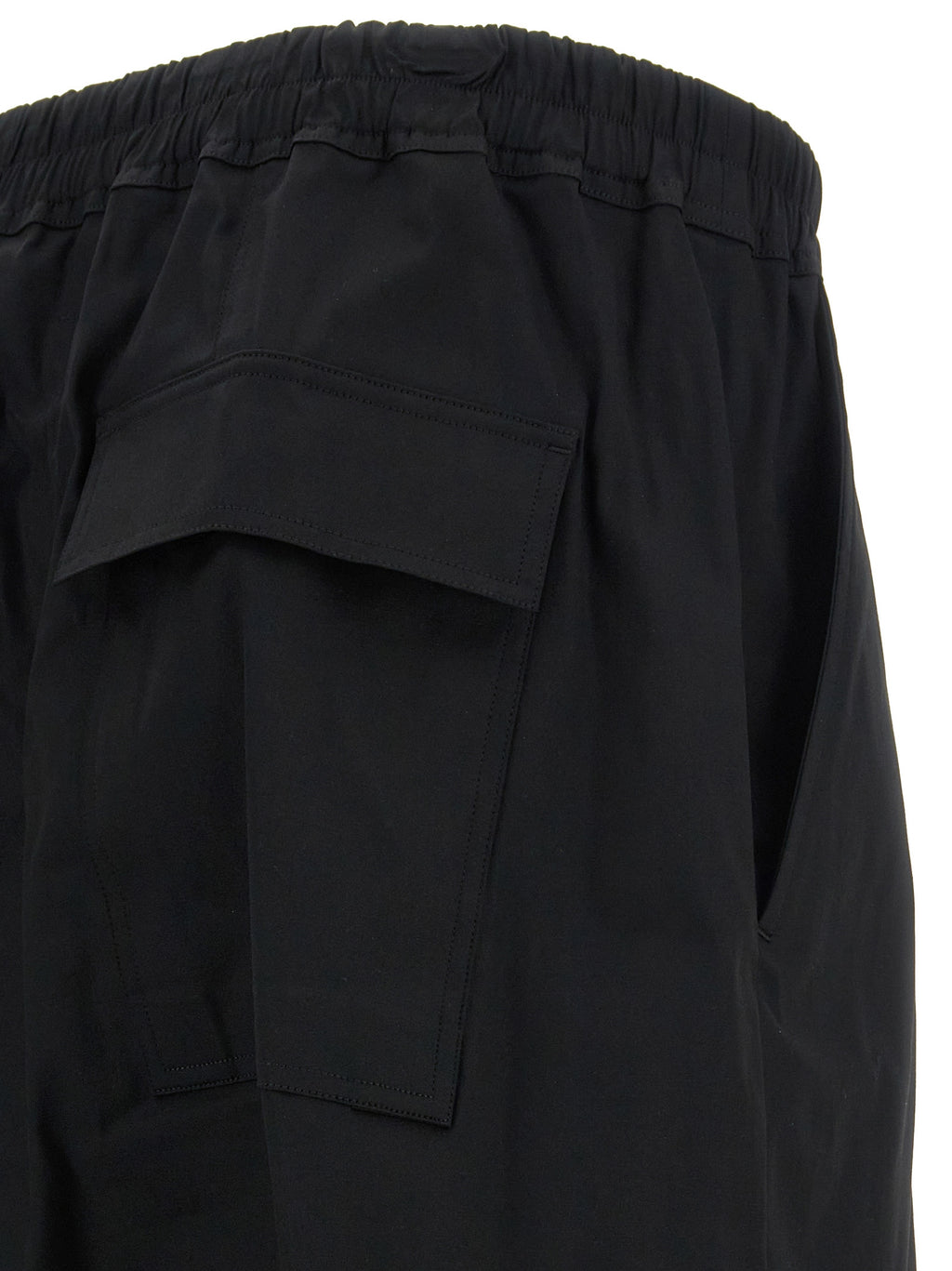 Schwarze Baumwoll-Freizeithose