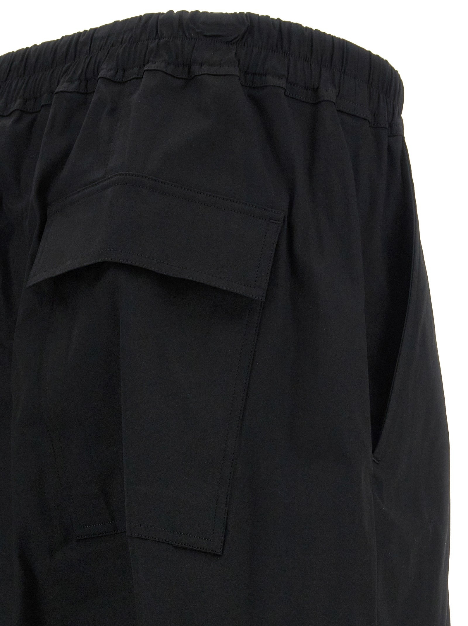 Schwarze Baumwoll-Freizeithose