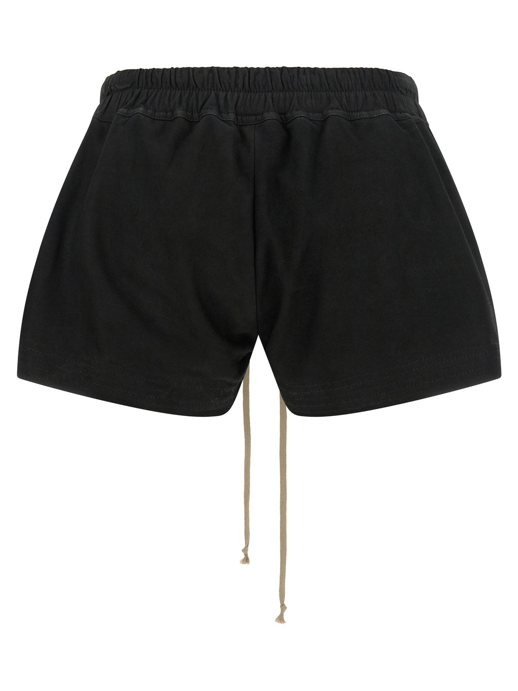 Schwarze Bermuda-Shorts aus Lammleder