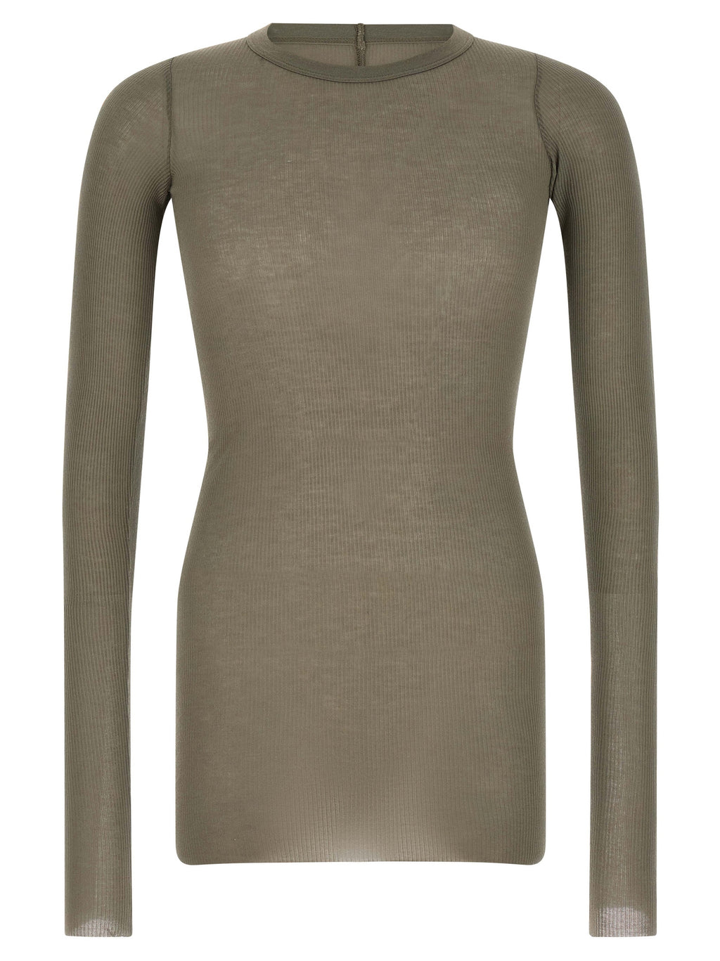 Graues Viskose-T-Shirt