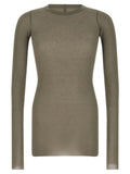 Graues Viskose-T-Shirt