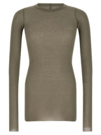 Graues Viskose-T-Shirt