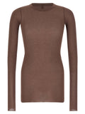 Violettes Viscose-T-Shirt
