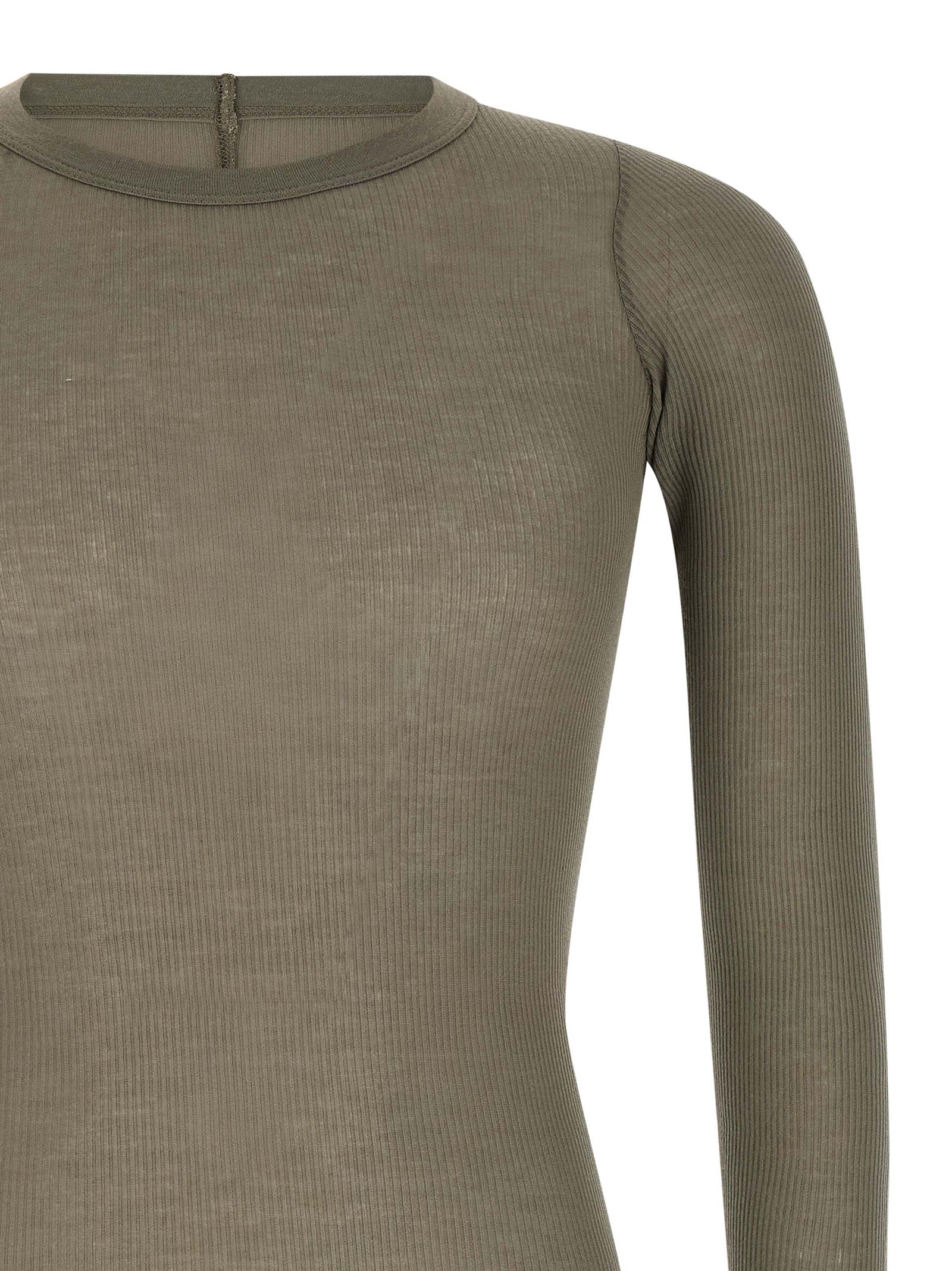 Graues Viskose-T-Shirt