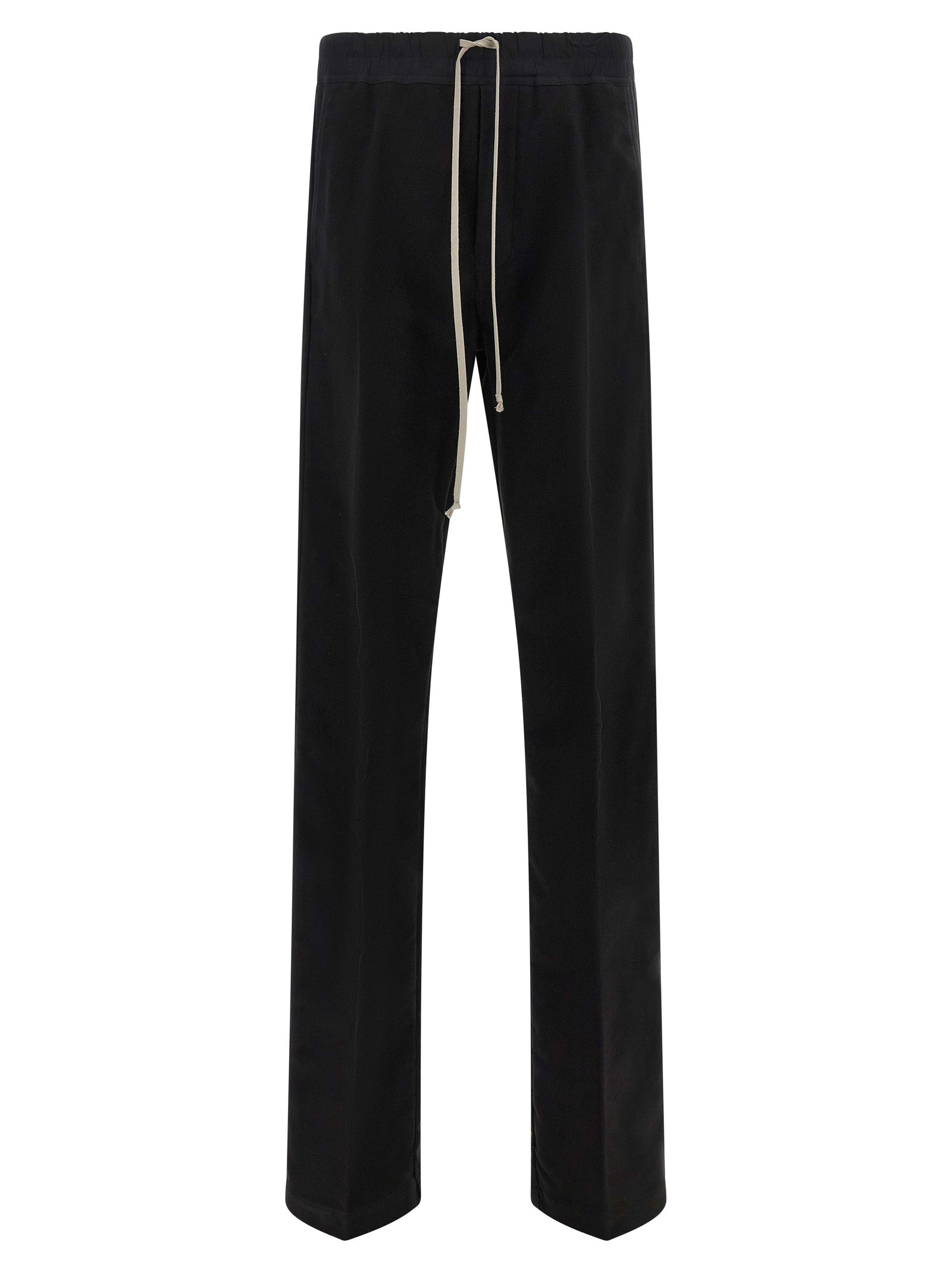 Schwarze Baumwoll-Freizeithose