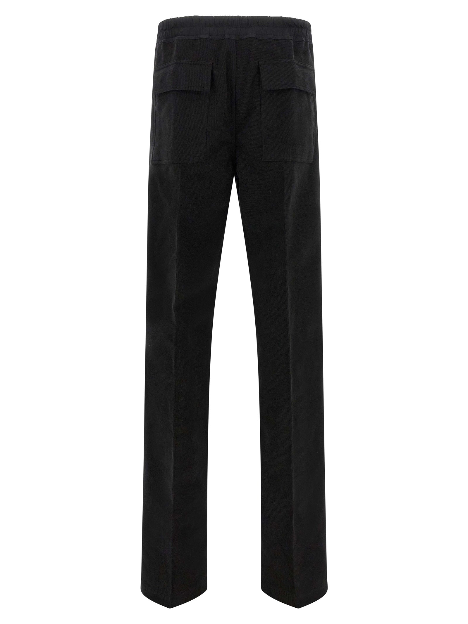 Schwarze Baumwoll-Freizeithose