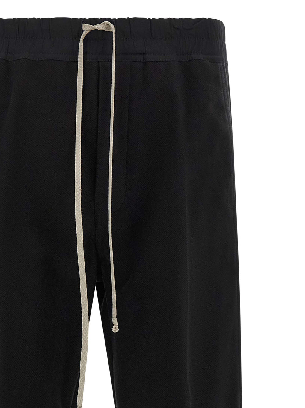 Schwarze Baumwoll-Freizeithose