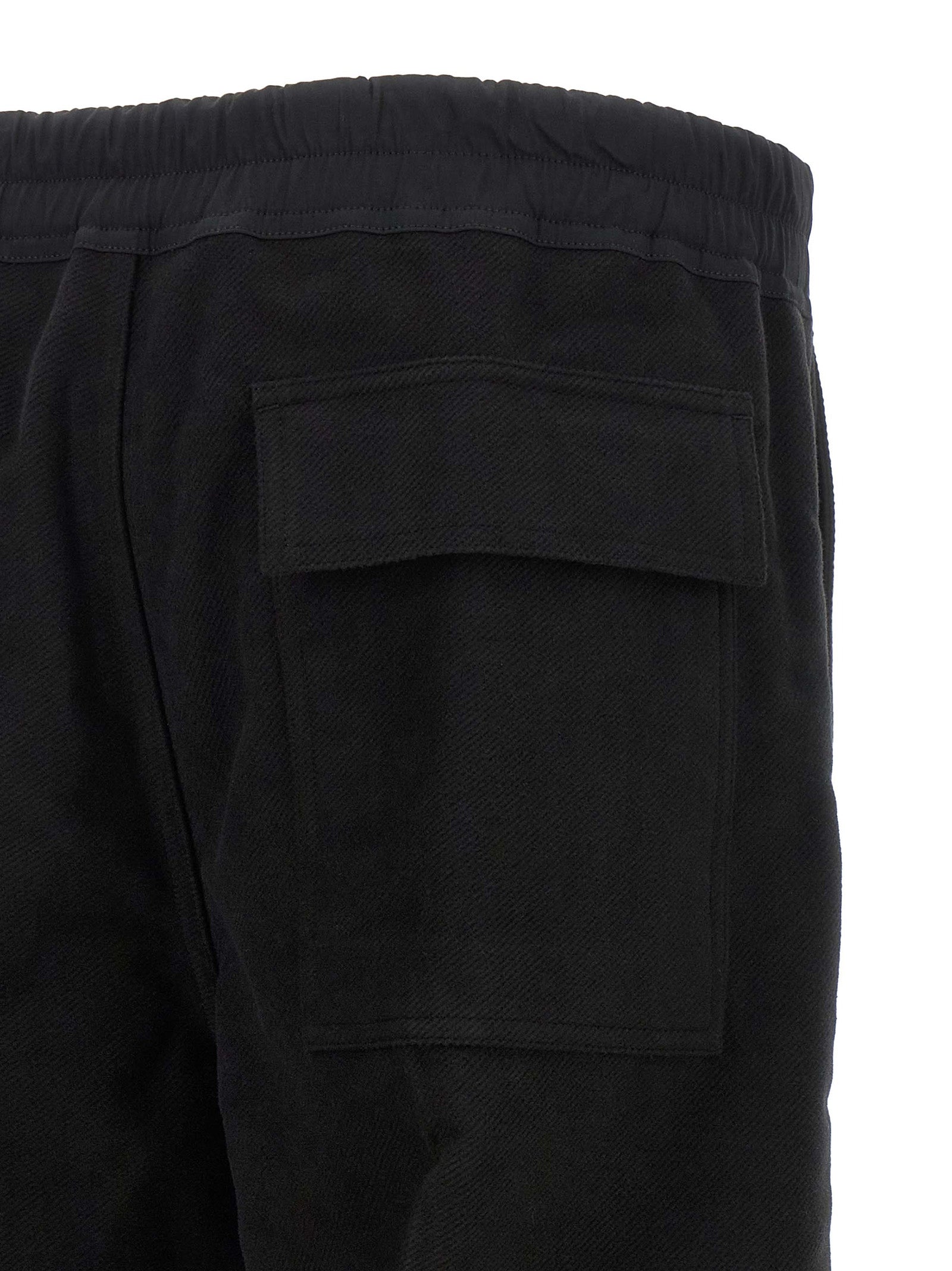 Schwarze Baumwoll-Freizeithose