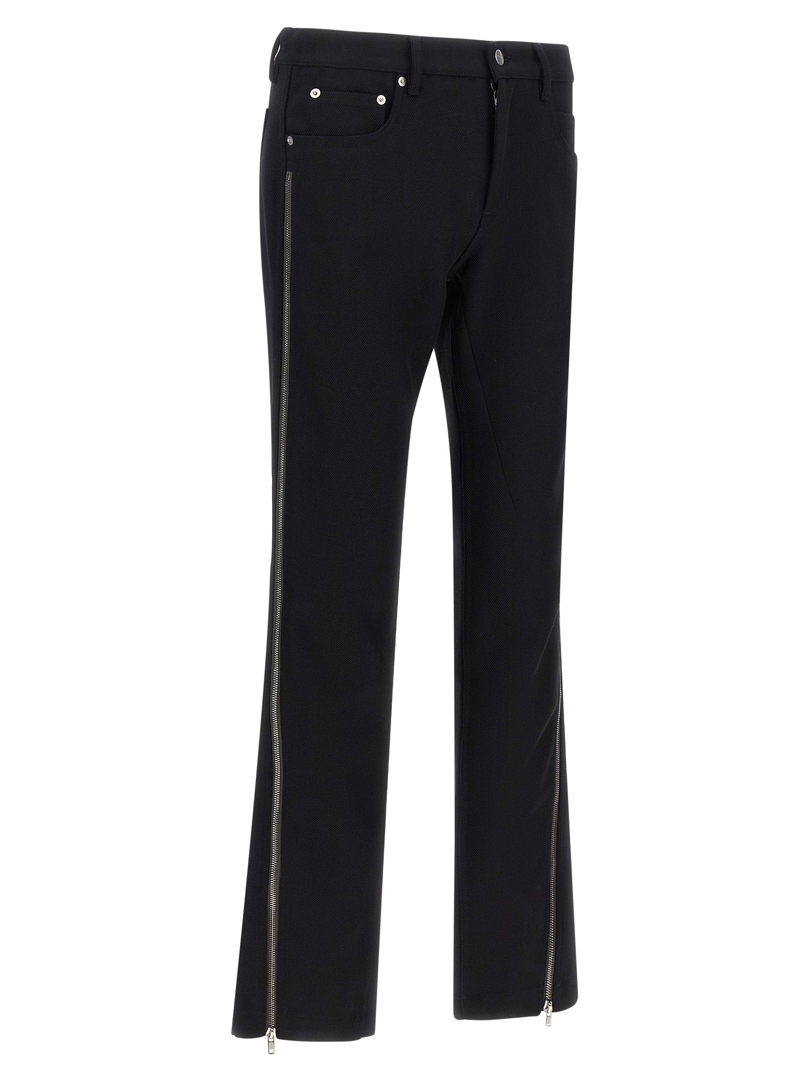 Schwarze Hose aus Schurwolle