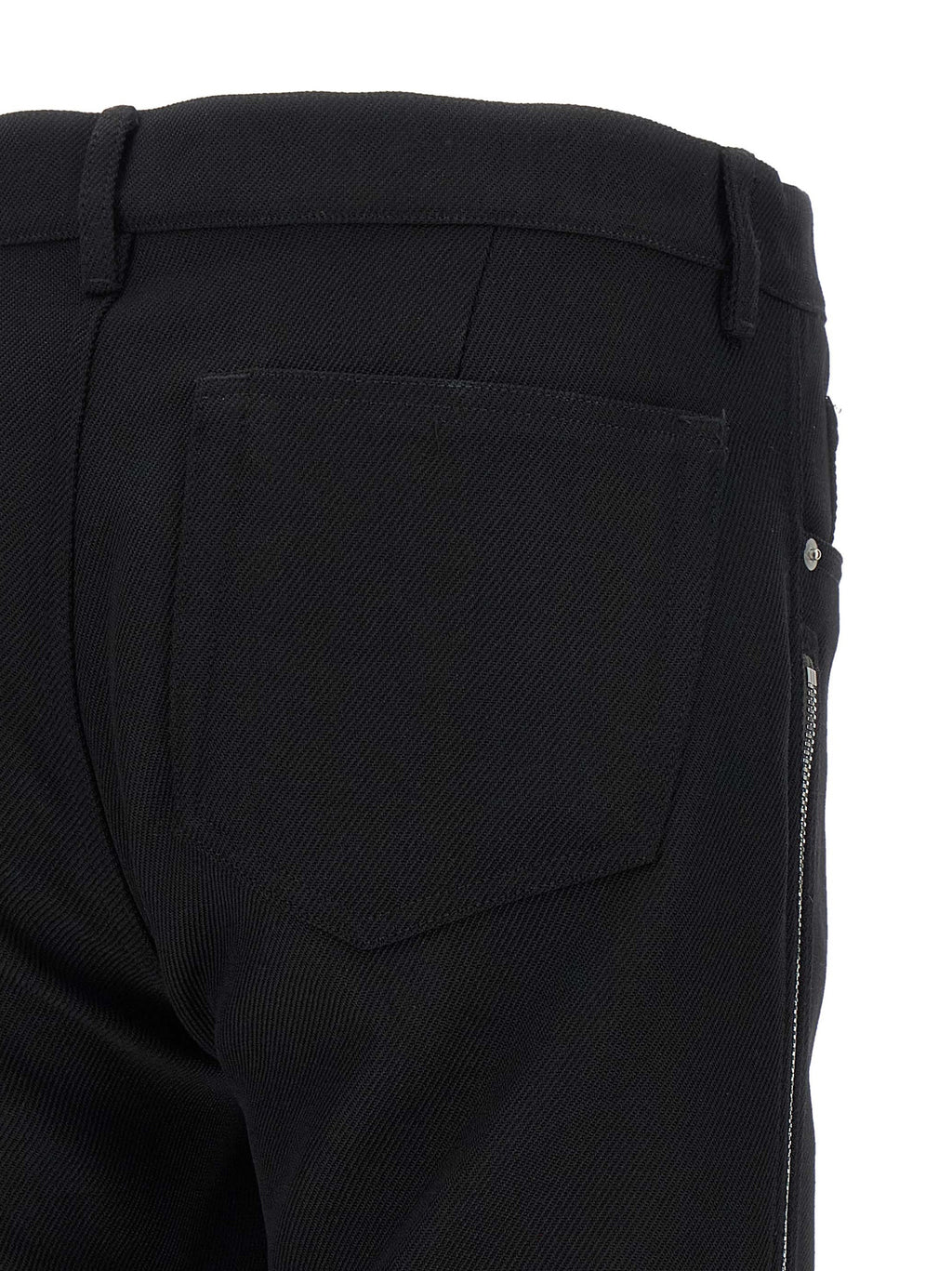 Schwarze Hose aus Schurwolle