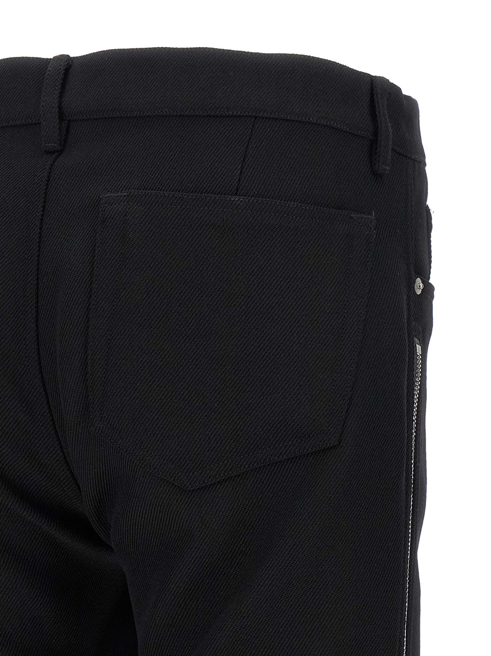 Schwarze Hose aus Schurwolle