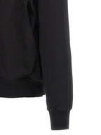 Schwarzer Baumwoll-Hoodie