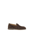 Braune Slipper aus Leder