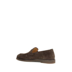 Braune Slipper aus Leder