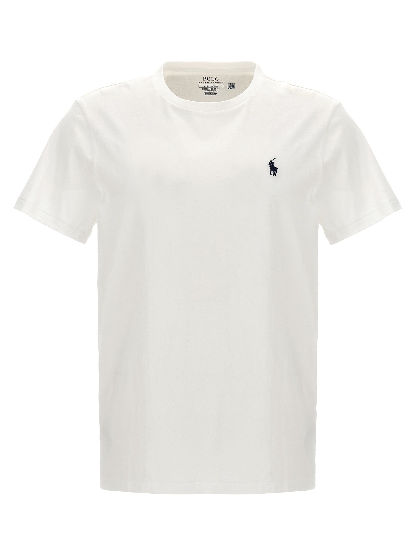 Weißes Baumwoll-T-Shirt