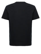 Schwarzes Baumwoll-T-Shirt