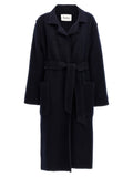 Blauer Wollmantel Max Mara