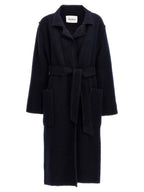 Blauer Wollmantel Max Mara