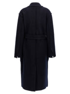 Blauer Wollmantel Max Mara