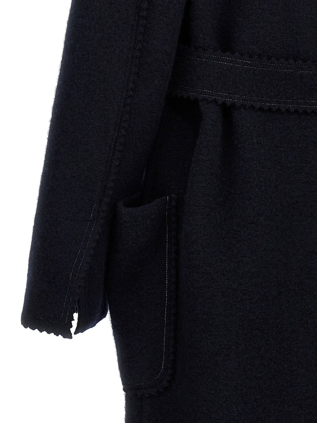 Blauer Wollmantel Max Mara
